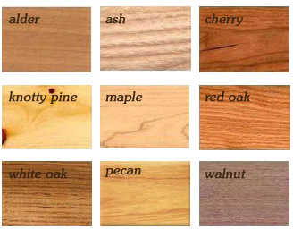 Wallbed & murphy bed colors | alder ash cherry knotty pine maple red oak white oak pecan walnut